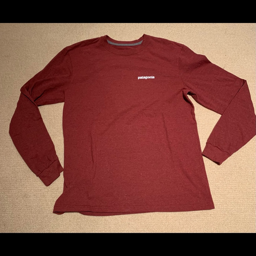 Patagonia men’s P6 Respondibili-tee long sleeve logo T-shirt NW/OT
